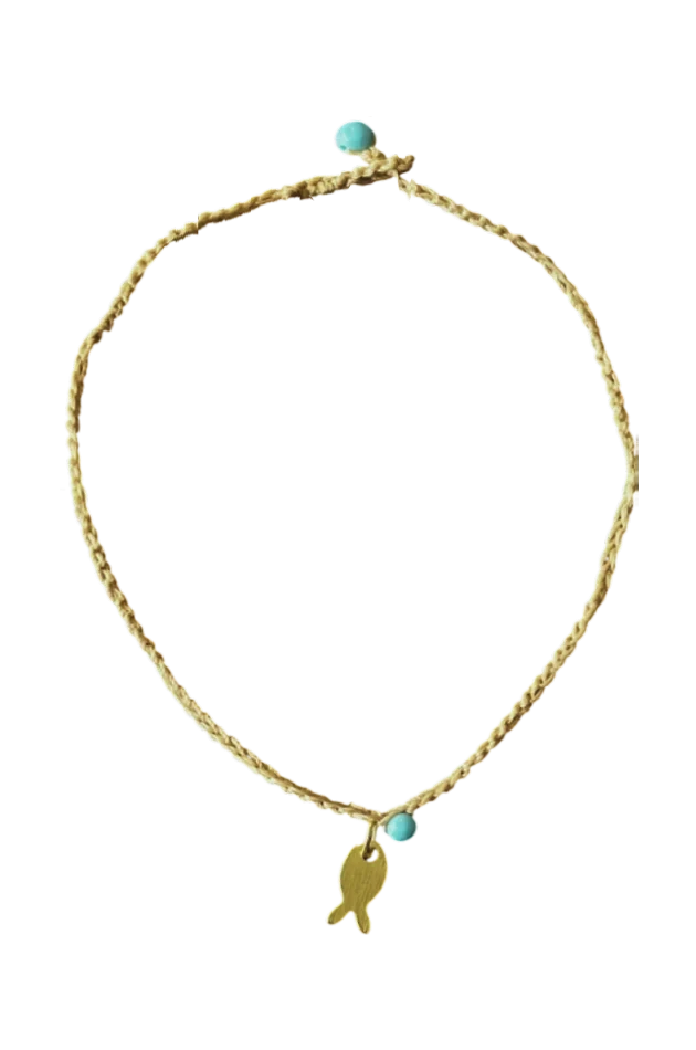 Bracciale con ciondolo pesciolino